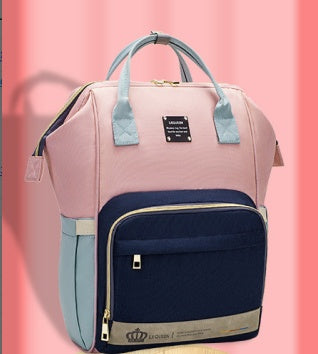 Large Capacity Diaper Backpack – Multi-Function Baby Mummy Travel Bag