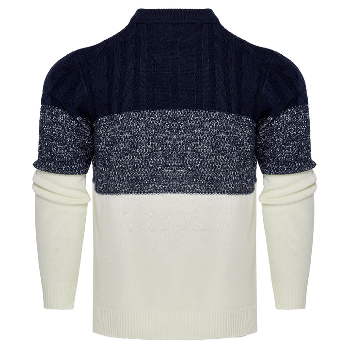 Men's Knitted Sweater Fashion Long-sleeved Pullover Tops Fall And Winter Clothing
