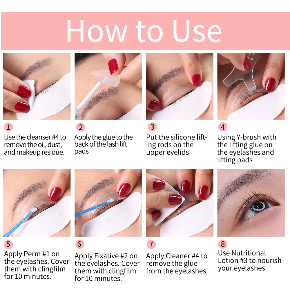 ICONSIGN Lash Lift Kit — Professional Eyelash Perming Set, Lasts 2–3 Months (Home & Salon Use)