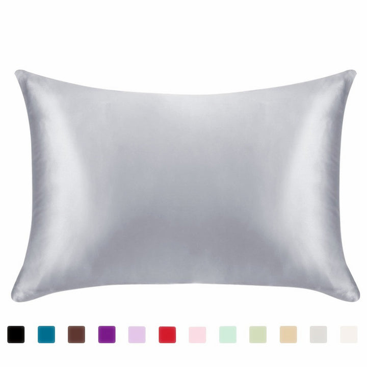 Satin Silk Pillowcase — Ice Silk Smooth Single Pillowcase, Anti-Frizz Hair & Skin Sleep Cover