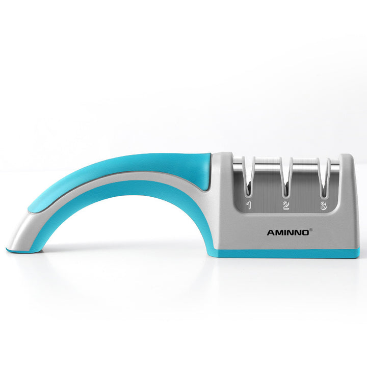 4-in-1 Family Kitchen Knife Sharpener — Multi-Stage Blade Sharpener for Home Use