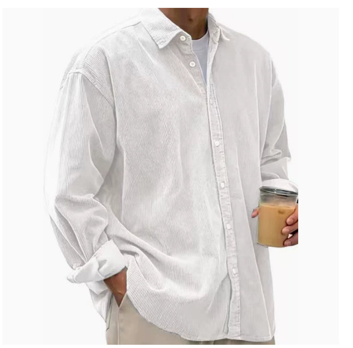 Casual Loose Men's Autumn And Winter Thick Shirt Jacket