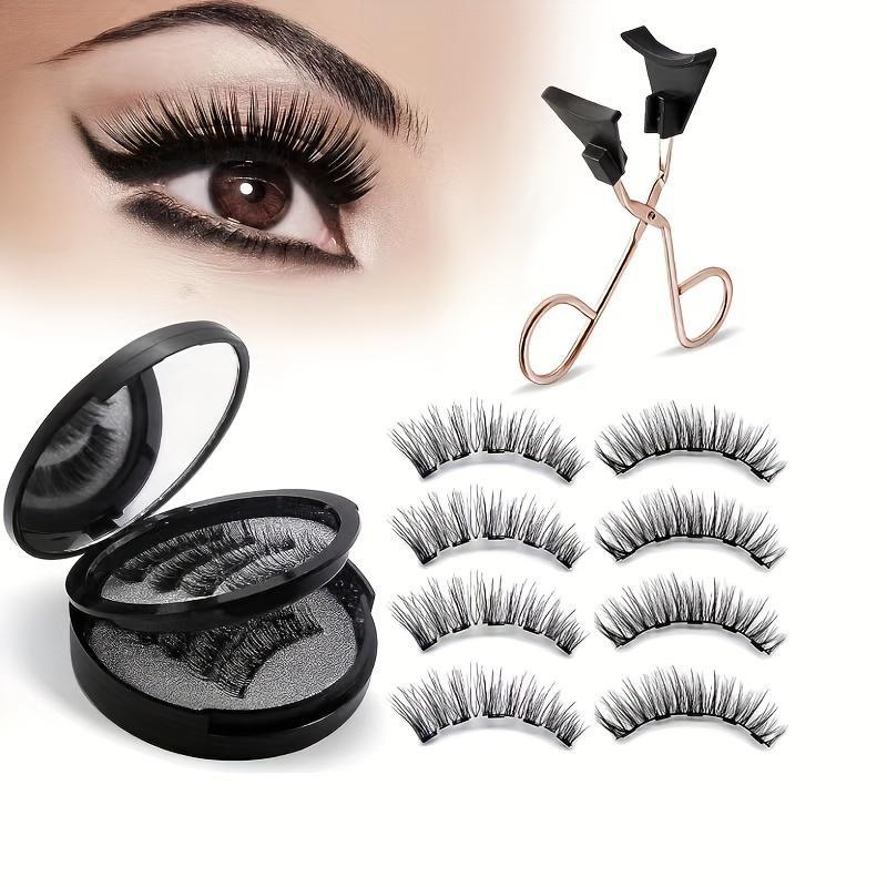 Effortless Magnetic False Eyelashes — Adjustable Strips, Reusable, Glue-Free All-Day Wear