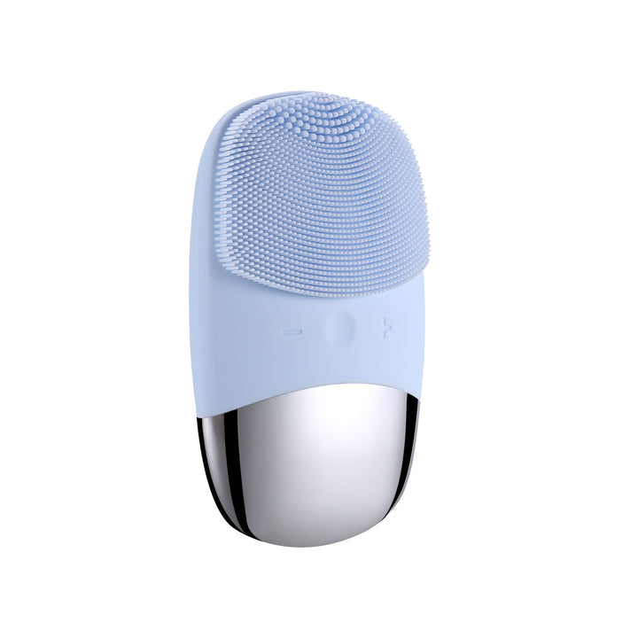 Mini Silicone Electric Facial Cleansing Brush & Skin Massager — Multi-Colour, Single & 2-Pack Options