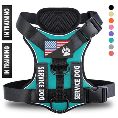Reflective Breathable Dog Harness – Adjustable No-Pull Pet Strap