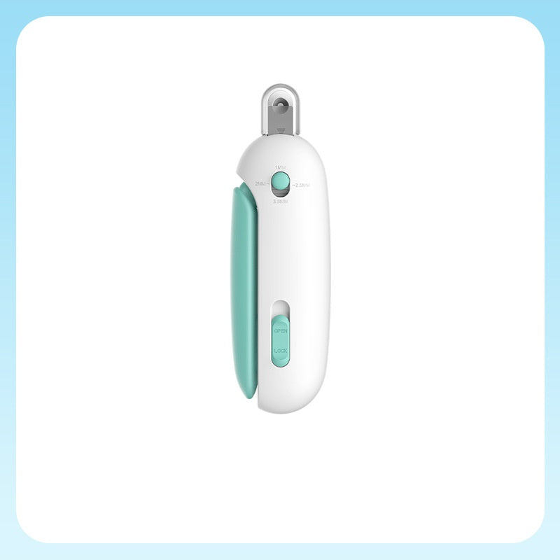 Pet Nail Clippers with Hidden Nail File – Safe & Adjustable Cat and Dog Nail Trimmer