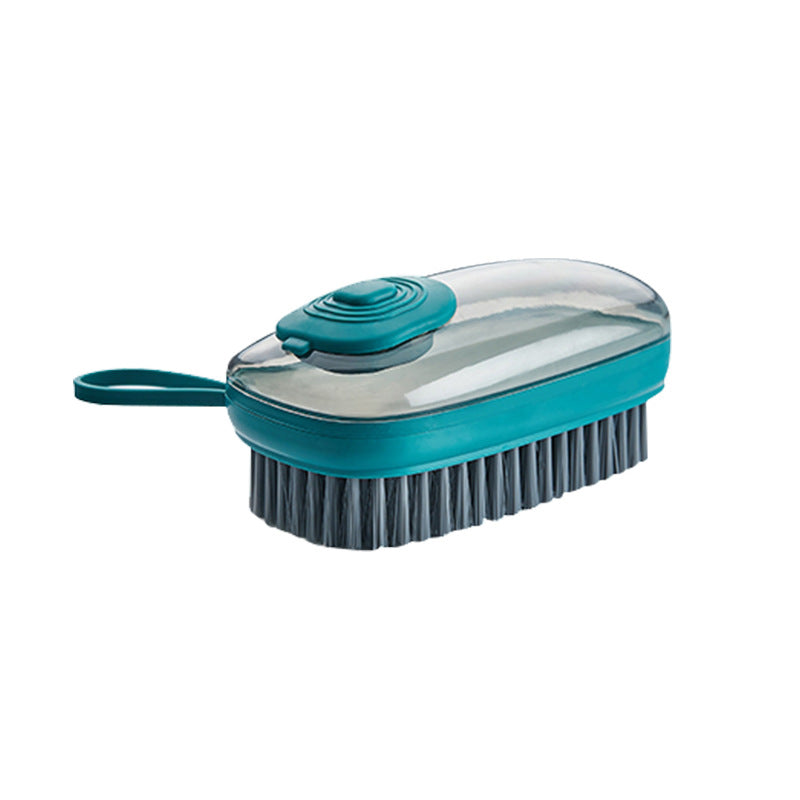 Multifunctional Automatic Liquid Dispensing Cleaning Brush — Soft Shoe, Laundry & Clothes Scrubber (3 Colours + Replacement Heads)