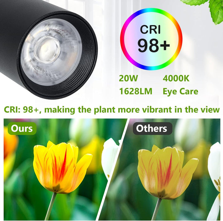 Grow Lights Stand For Indoor Plants Full Spectrum Tall Plant Light For Indoor Growing With 20W COB P