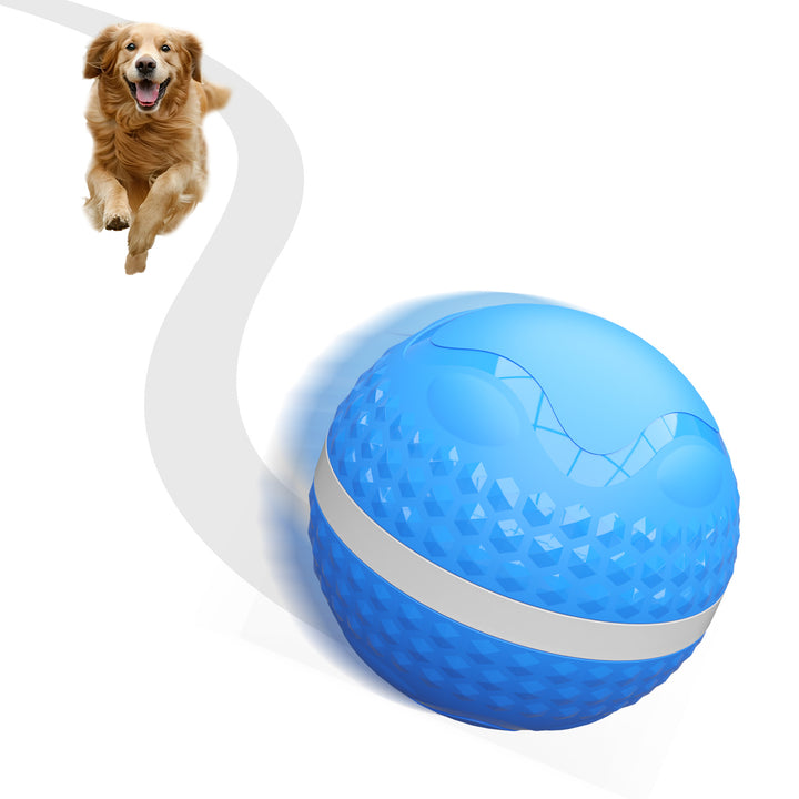 Smart Automatic Rolling Dog Ball – USB Rechargeable Interactive Pet Toy
