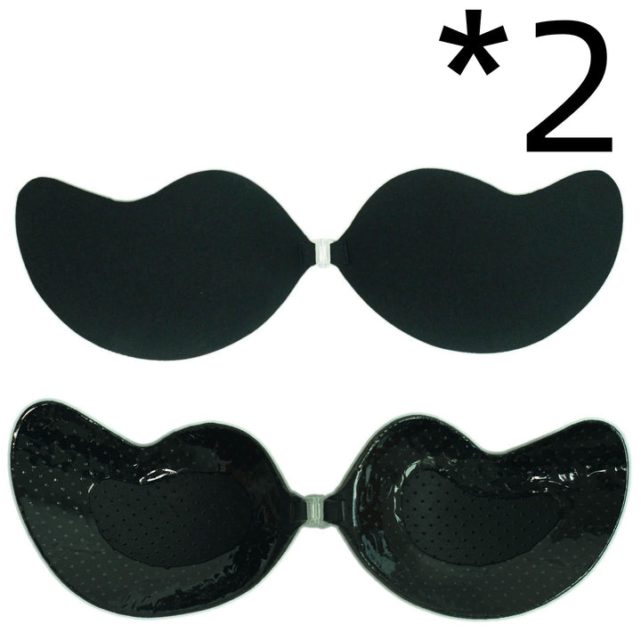 Deep V Invisible Silicone Bra – Strapless Push-Up Adhesive Bra