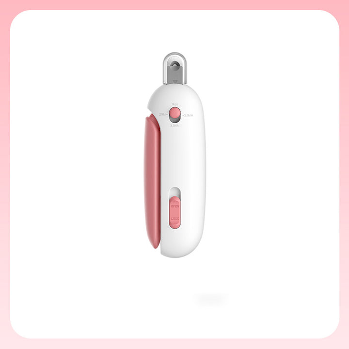 Pet Nail Clippers with Hidden Nail File – Safe & Adjustable Cat and Dog Nail Trimmer
