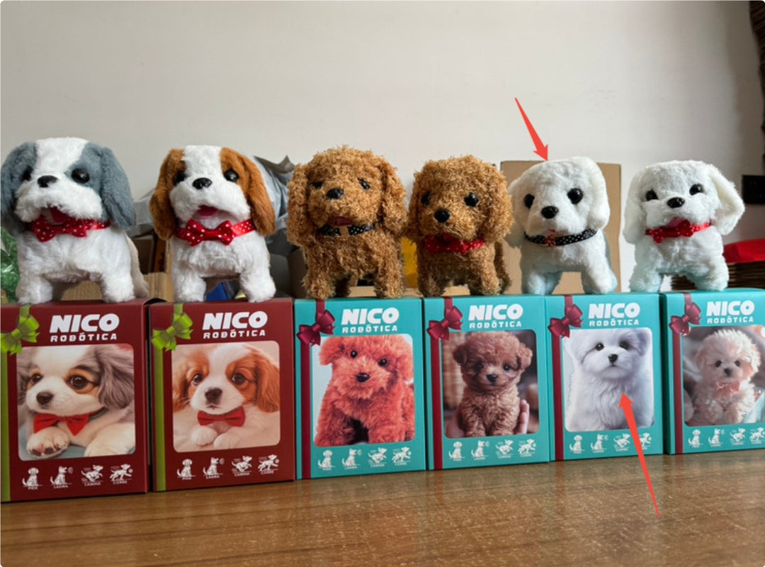 Robot Puppy Short Plush Doll