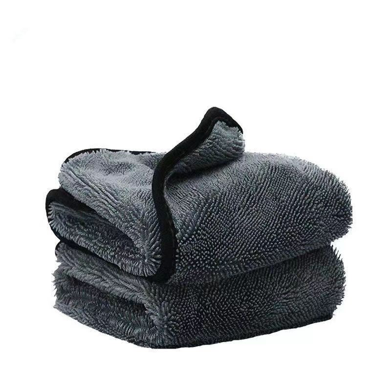 Thickened Microfiber Car Detailing Towel — Non-Shedding, Seamless, Ultra-Absorbent Auto Cleaning Cloth (500g / 600g / 1200g)