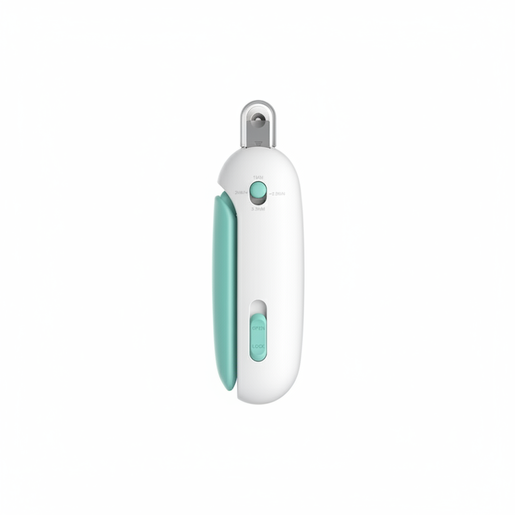 Pet Nail Clippers with Hidden Nail File – Safe & Adjustable Cat and Dog Nail Trimmer