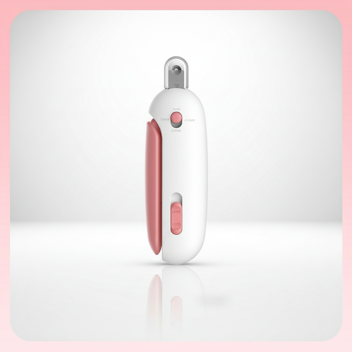 Pet Nail Clippers with Hidden Nail File – Safe & Adjustable Cat and Dog Nail Trimmer