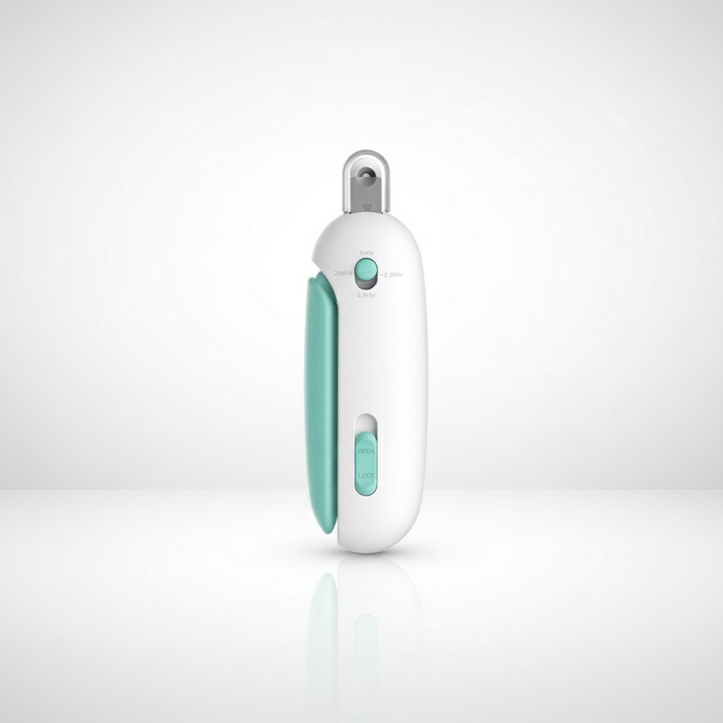 Pet Nail Clippers with Hidden Nail File – Safe & Adjustable Cat and Dog Nail Trimmer