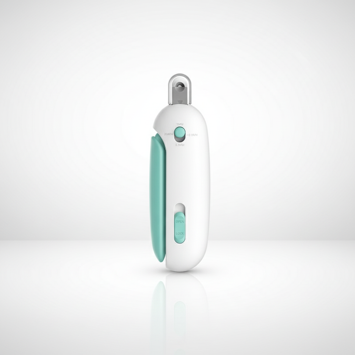 Pet Nail Clippers with Hidden Nail File – Safe & Adjustable Cat and Dog Nail Trimmer