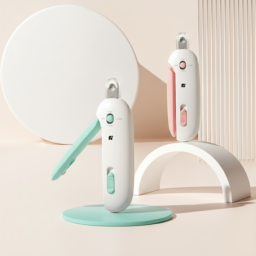 Pet Nail Clippers with Hidden Nail File – Safe & Adjustable Cat and Dog Nail Trimmer