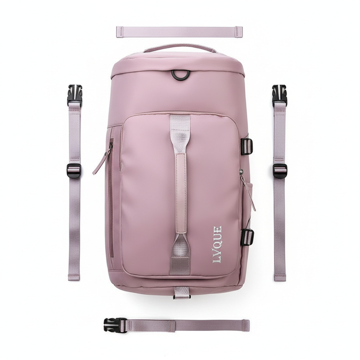3-in-1 Gym Travel Bag – Waterproof Sports Duffel with Shoe Compartment