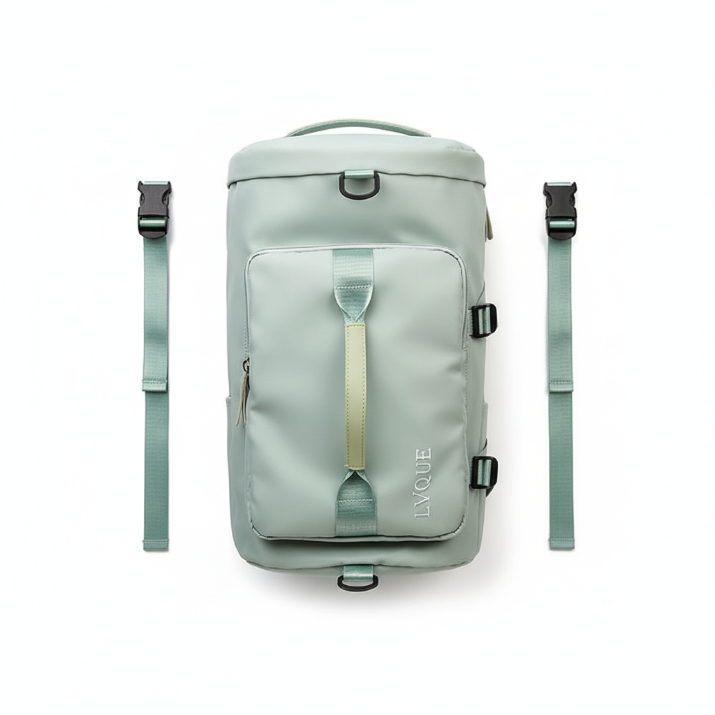 3-in-1 Gym Travel Bag – Waterproof Sports Duffel with Shoe Compartment
