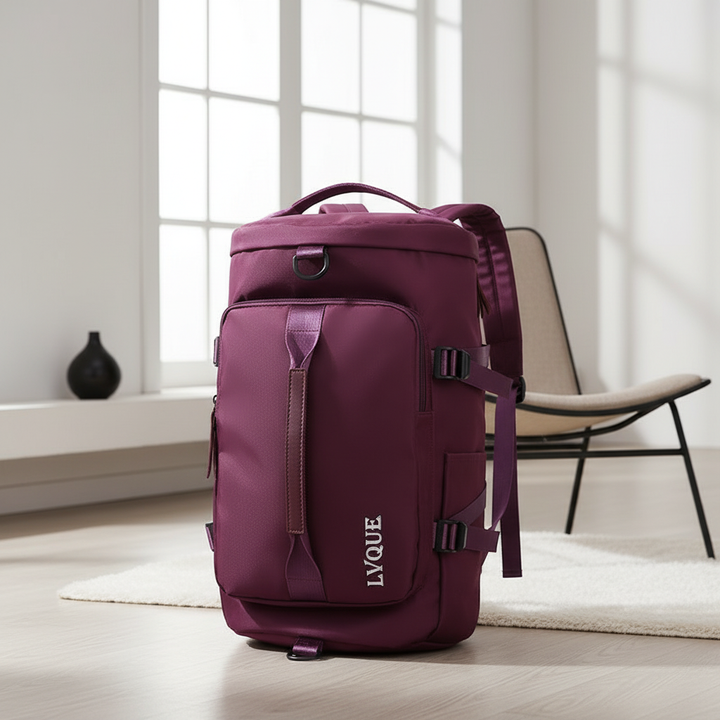 3-in-1 Gym Travel Bag – Waterproof Sports Duffel with Shoe Compartment