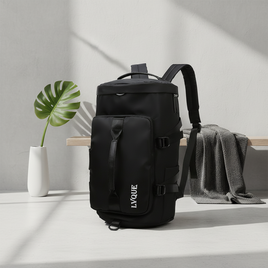 3-in-1 Gym Travel Bag – Waterproof Sports Duffel with Shoe Compartment