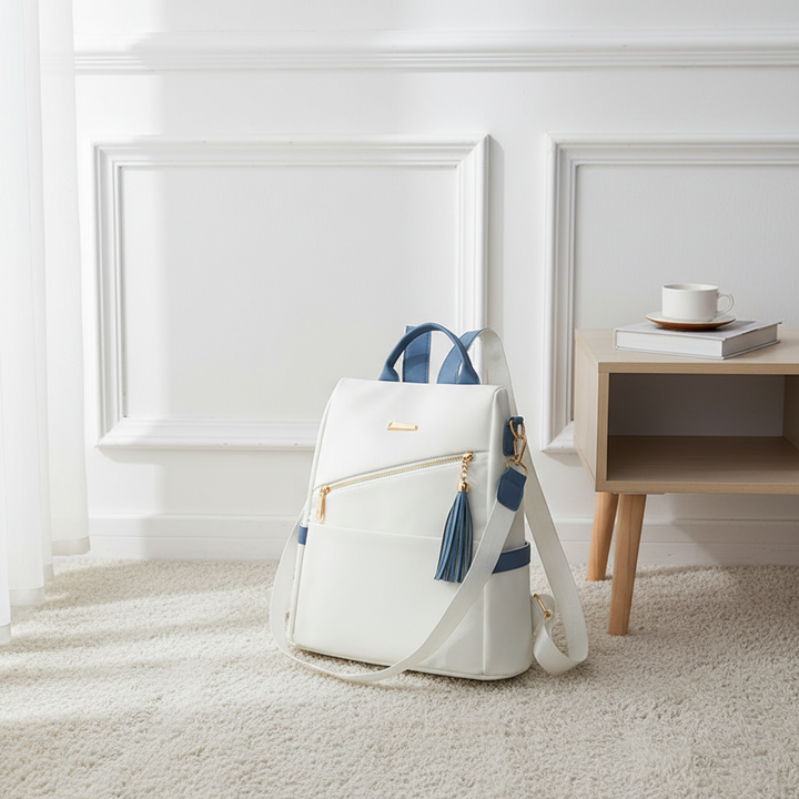 Women's Fashion PU Backpack – Large Capacity Travel &amp; Casual Bag