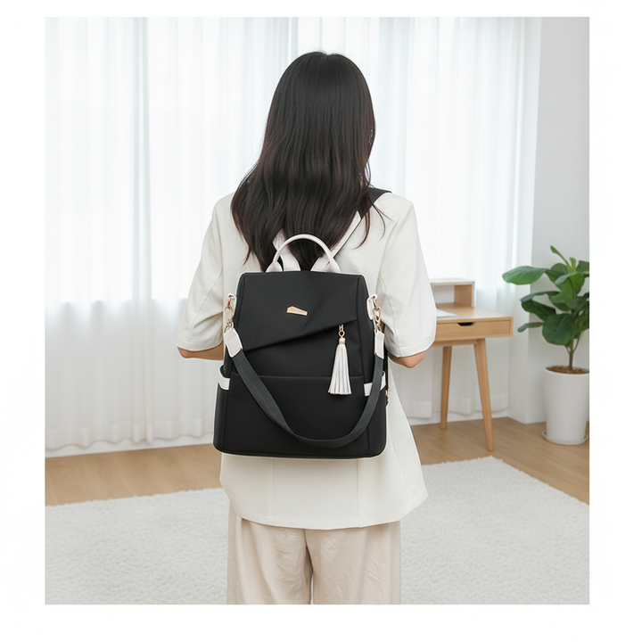 Women's Fashion PU Backpack – Large Capacity Travel &amp; Casual Bag