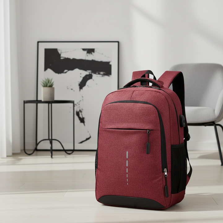 Casual Nylon Laptop Backpack – Multi-Purpose Travel & Commuter Bag