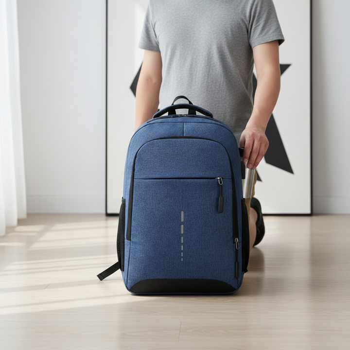 Casual Nylon Laptop Backpack – Multi-Purpose Travel & Commuter Bag