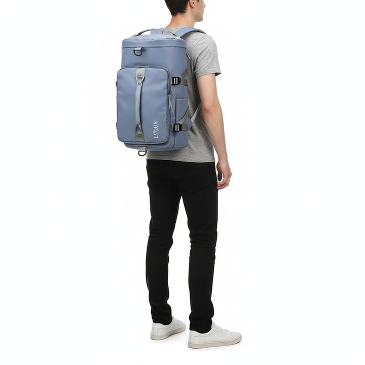 3-in-1 Gym Travel Bag – Waterproof Sports Duffel with Shoe Compartment