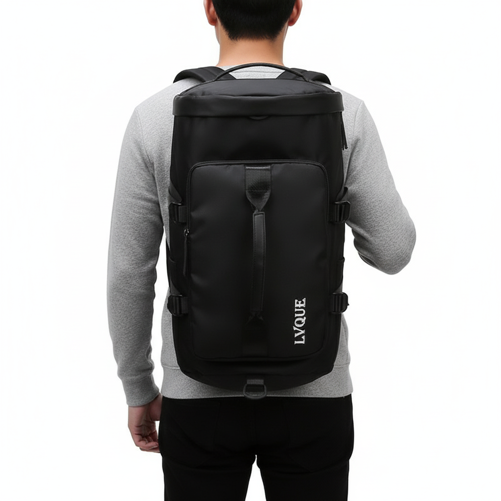 3-in-1 Gym Travel Bag – Waterproof Sports Duffel with Shoe Compartment