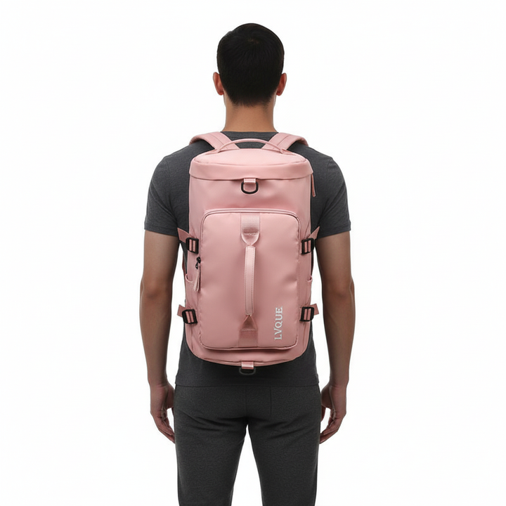 3-in-1 Gym Travel Bag – Waterproof Sports Duffel with Shoe Compartment