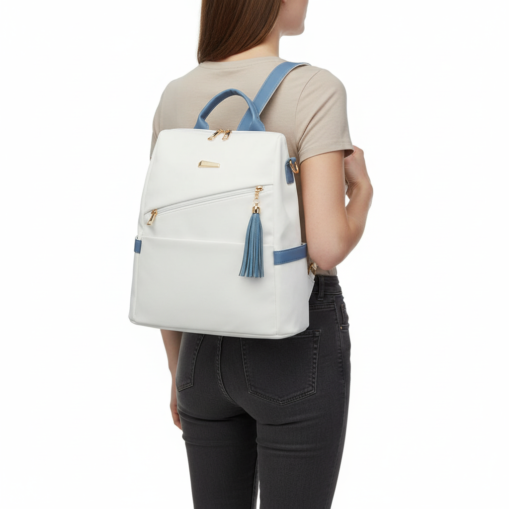 Women's Fashion PU Backpack – Large Capacity Travel &amp; Casual Bag