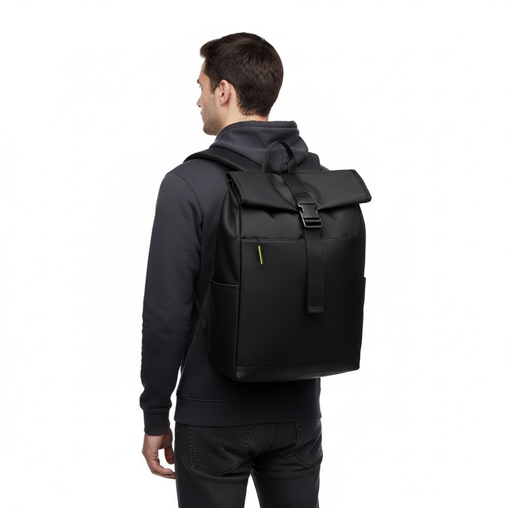 Casual Fashion Backpack For Men Women New Laptop Backpack Oxford Cloth Waterproof Short Distance Travel Backpack Men Black