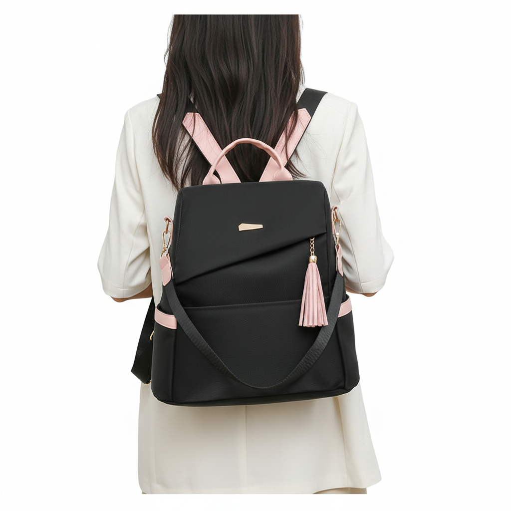 Women's Fashion PU Backpack – Large Capacity Travel &amp; Casual Bag