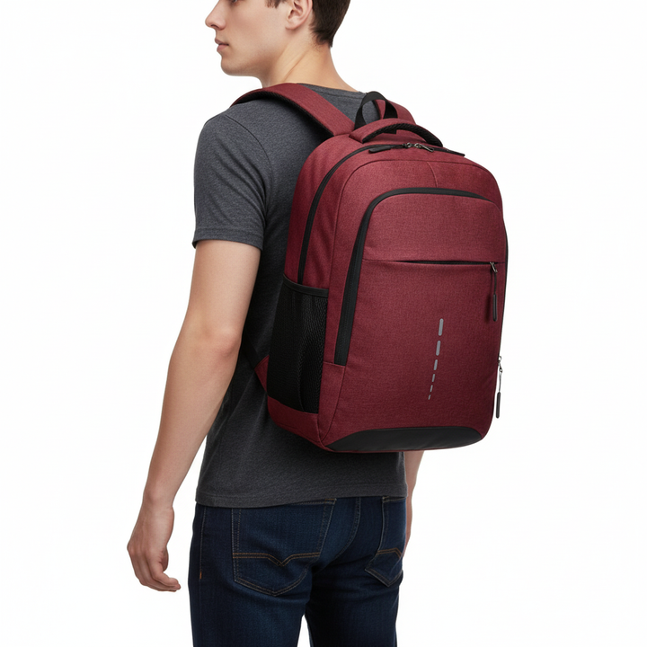 Casual Nylon Laptop Backpack – Multi-Purpose Travel & Commuter Bag