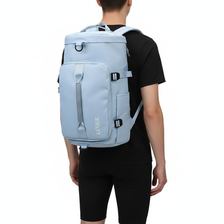 3-in-1 Gym Travel Bag – Waterproof Sports Duffel with Shoe Compartment