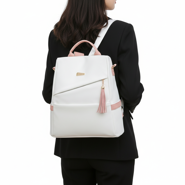 Women's Fashion PU Backpack – Large Capacity Travel &amp; Casual Bag