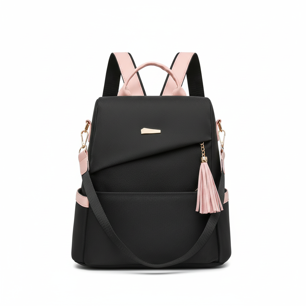 Women's Fashion PU Backpack – Large Capacity Travel &amp; Casual Bag