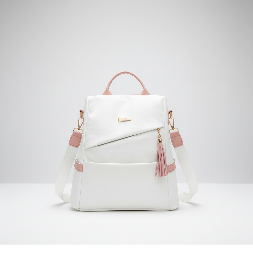 Women's Fashion PU Backpack – Large Capacity Travel &amp; Casual Bag