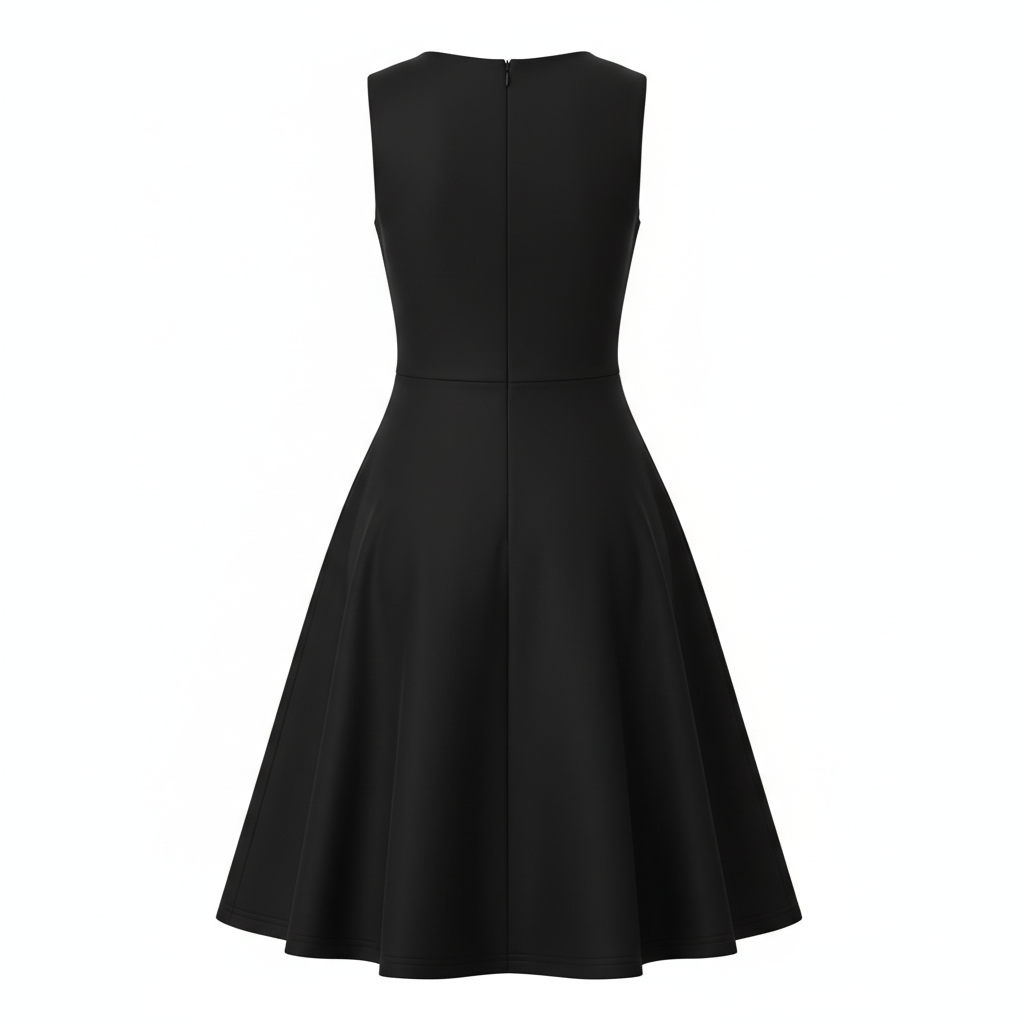 Women’s Retro Lace Waist A-Line Cocktail Dress