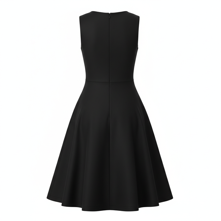 Women’s Retro Lace Waist A-Line Cocktail Dress