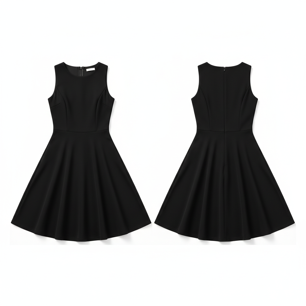Women’s Retro Lace Waist A-Line Cocktail Dress