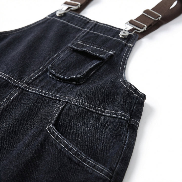 Women's Korean Style Strap Detail Jeans – Trendy Spring Denim