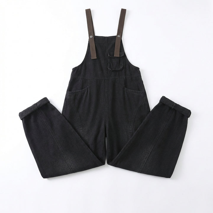 Women's Korean Style Strap Detail Jeans – Trendy Spring Denim