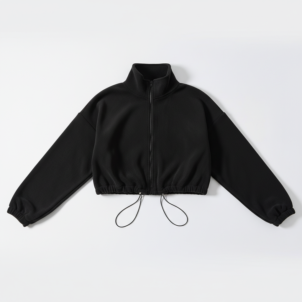 Outdoor Cashmere Sports Coat Women's Autumn Stand Collar Loose