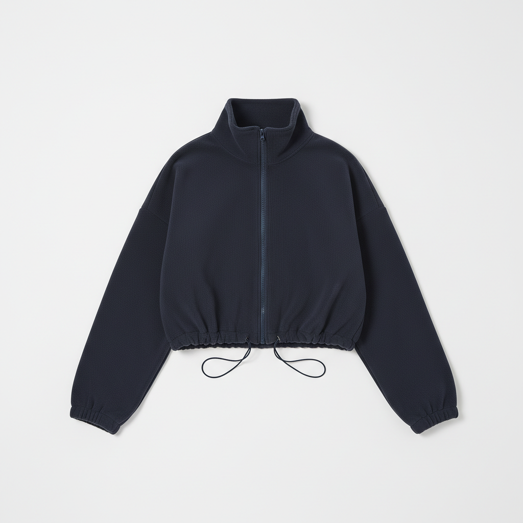 Outdoor Cashmere Sports Coat Women's Autumn Stand Collar Loose