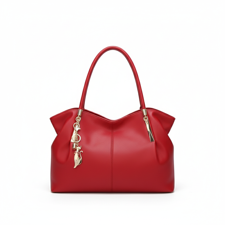 Women’s Large Capacity Vegan Leather Handbag – Elegant Shoulder &amp; Tote Bag