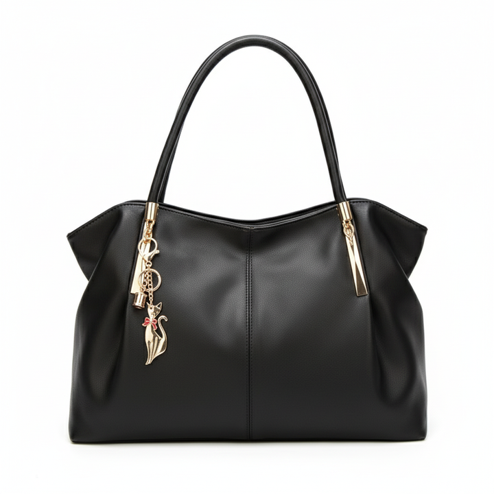 Women’s Large Capacity Vegan Leather Handbag – Elegant Shoulder &amp; Tote Bag